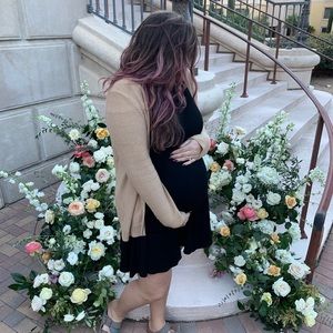 Black Cold Shoulder mini Dress